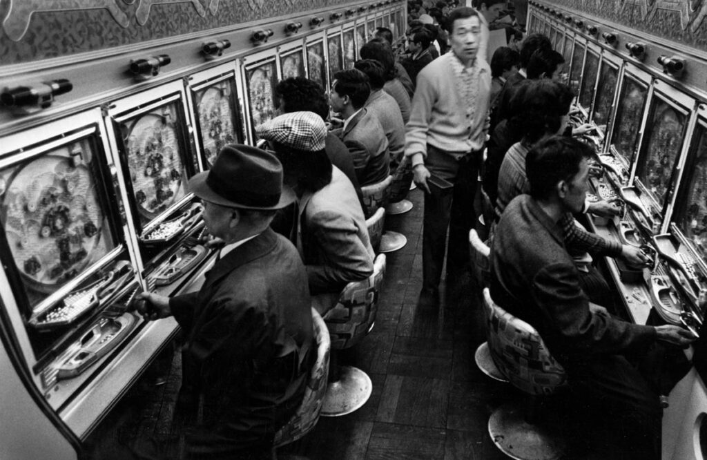 Man in Pochinko Parlor